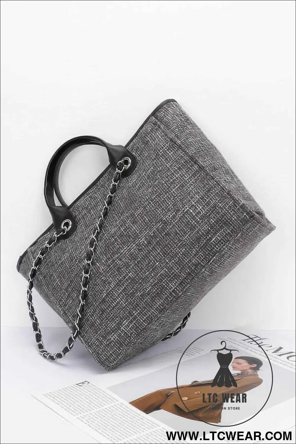 Simple Daily Shoulder Strap Tote Bag