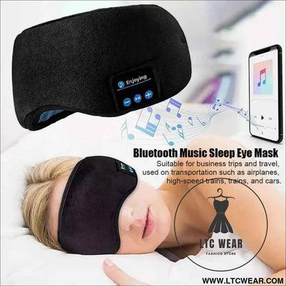 Smart Bluetooth Eye Mask: Sleep Headphones for Travel