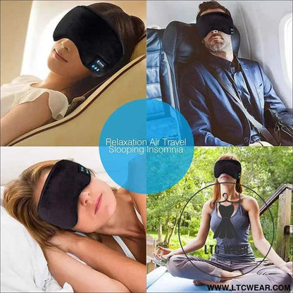 Smart Bluetooth Eye Mask: Sleep Headphones for Travel