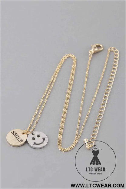 Smile Happy Face Necklace