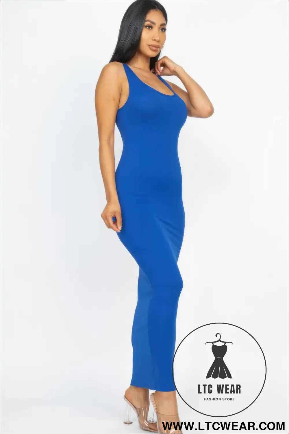 Solid Basic Maxi Dress