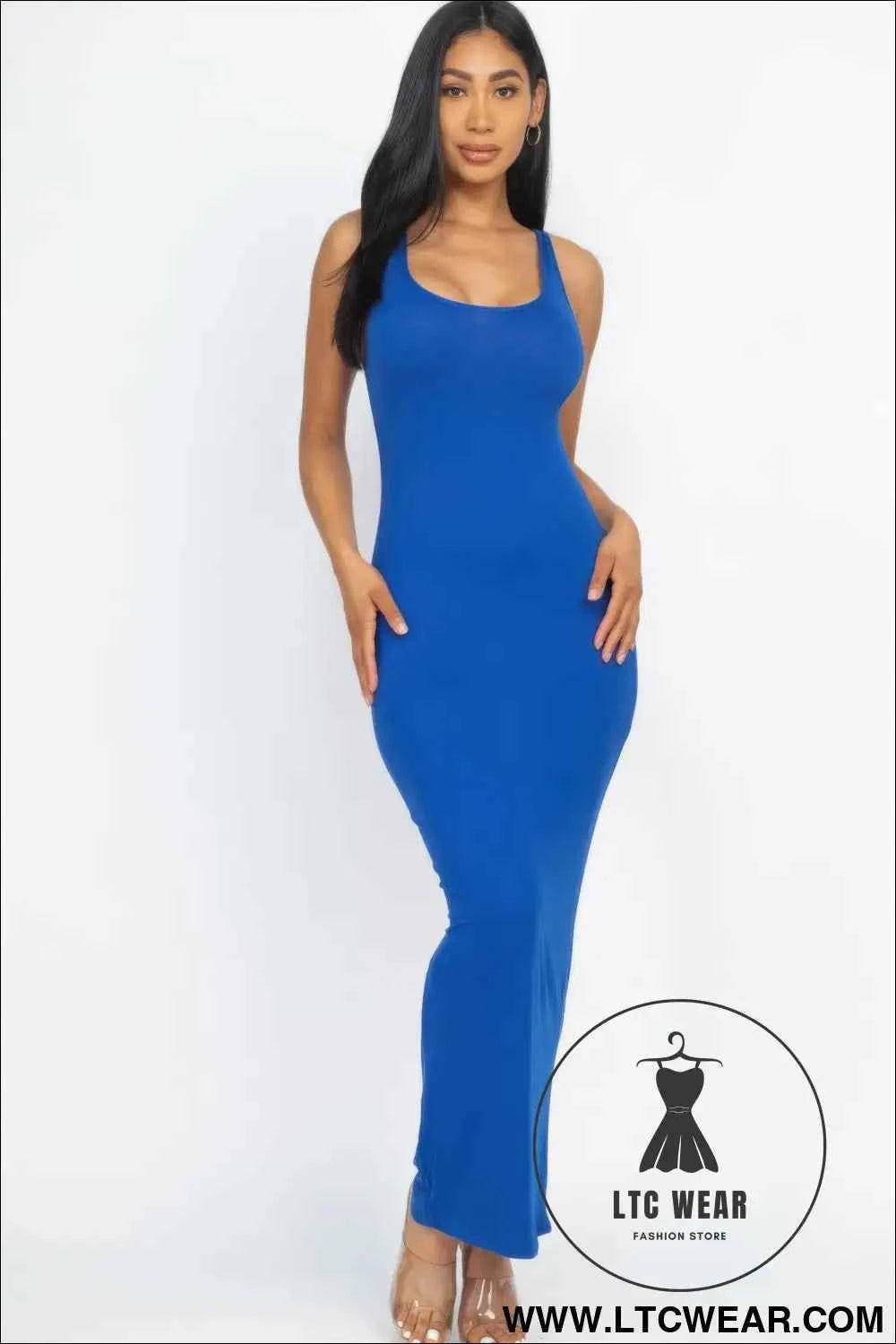 Solid Basic Maxi Dress