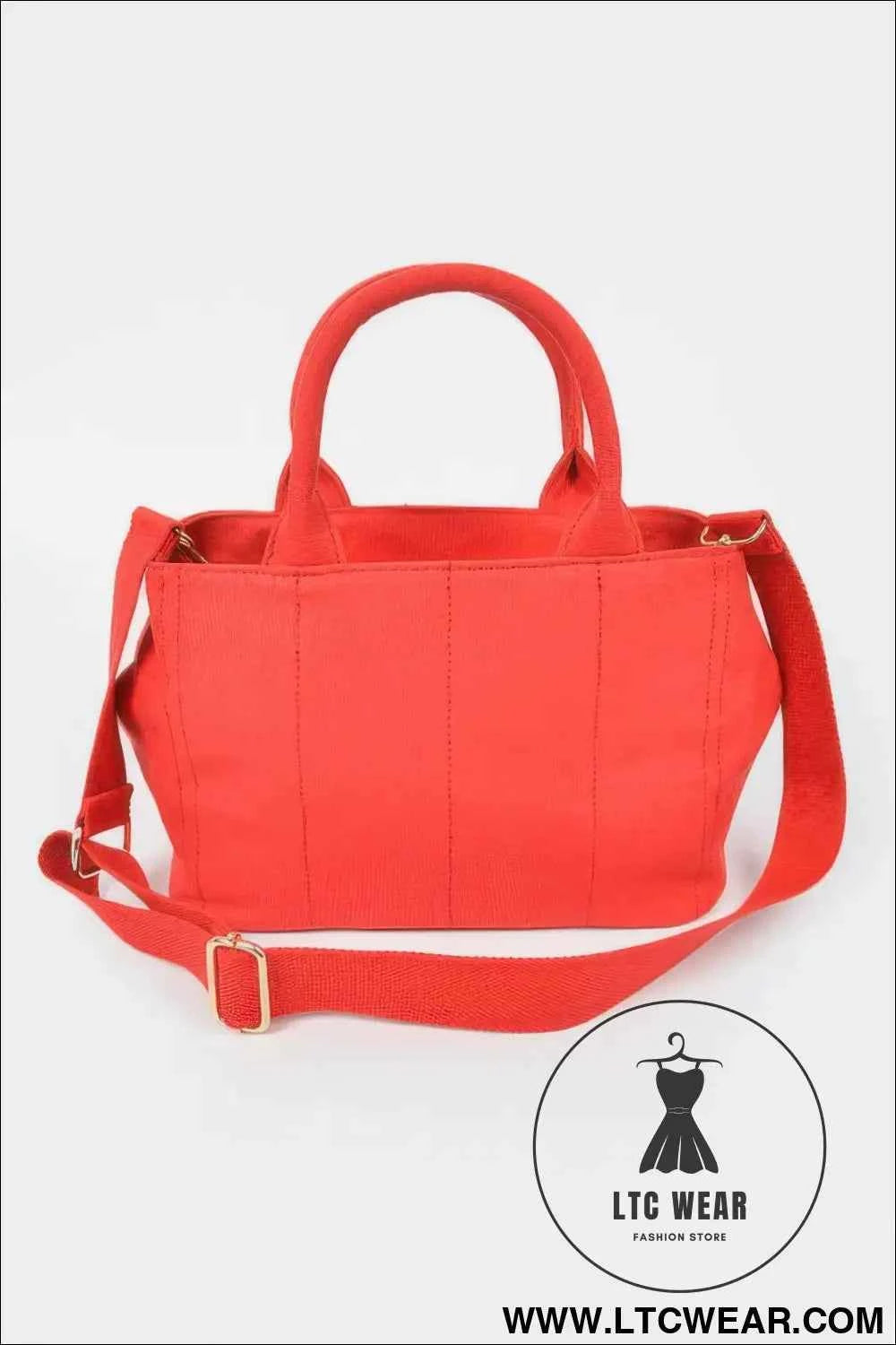 Solid Canvas Tote Bag for Everyday Use