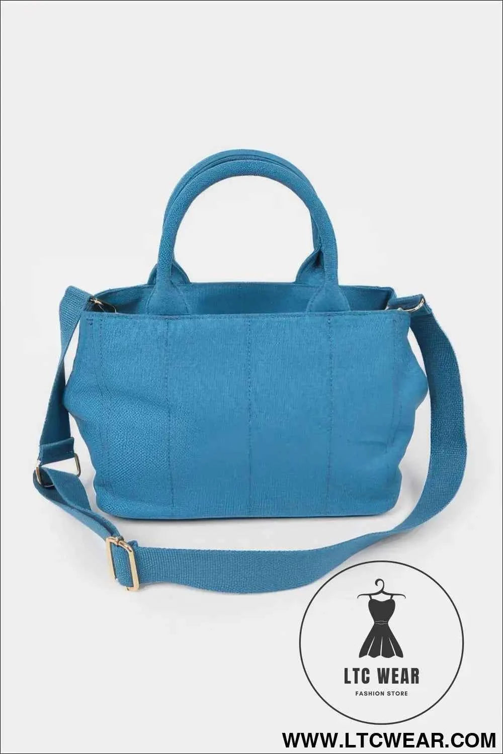 Solid Canvas Tote Bag for Everyday Use