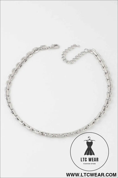 Solid Link Chain Necklace