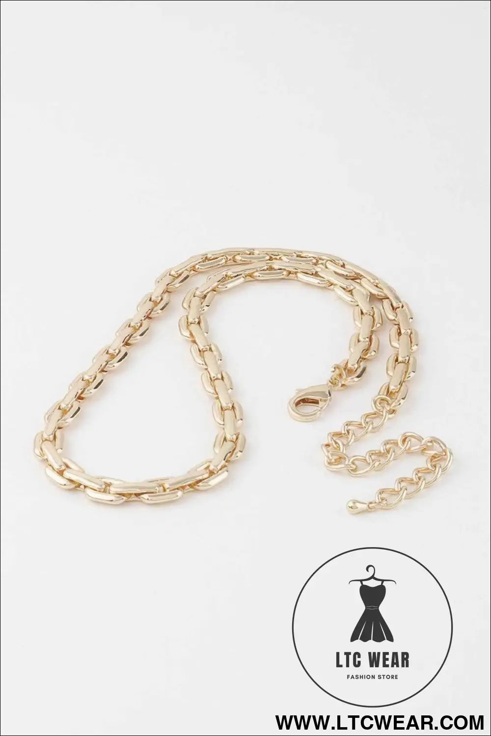 Solid Link Chain Necklace