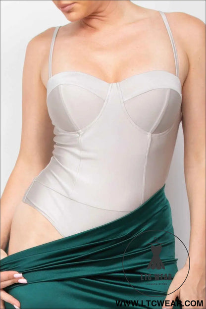 Solid Sweetheart Cami Bodysuit