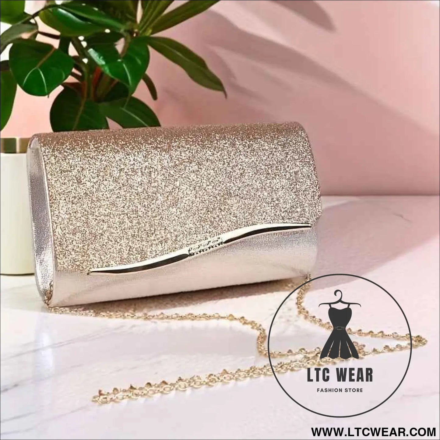 Sparkling Sequin Clutch Elegant Evening  Bridal Party Handbag