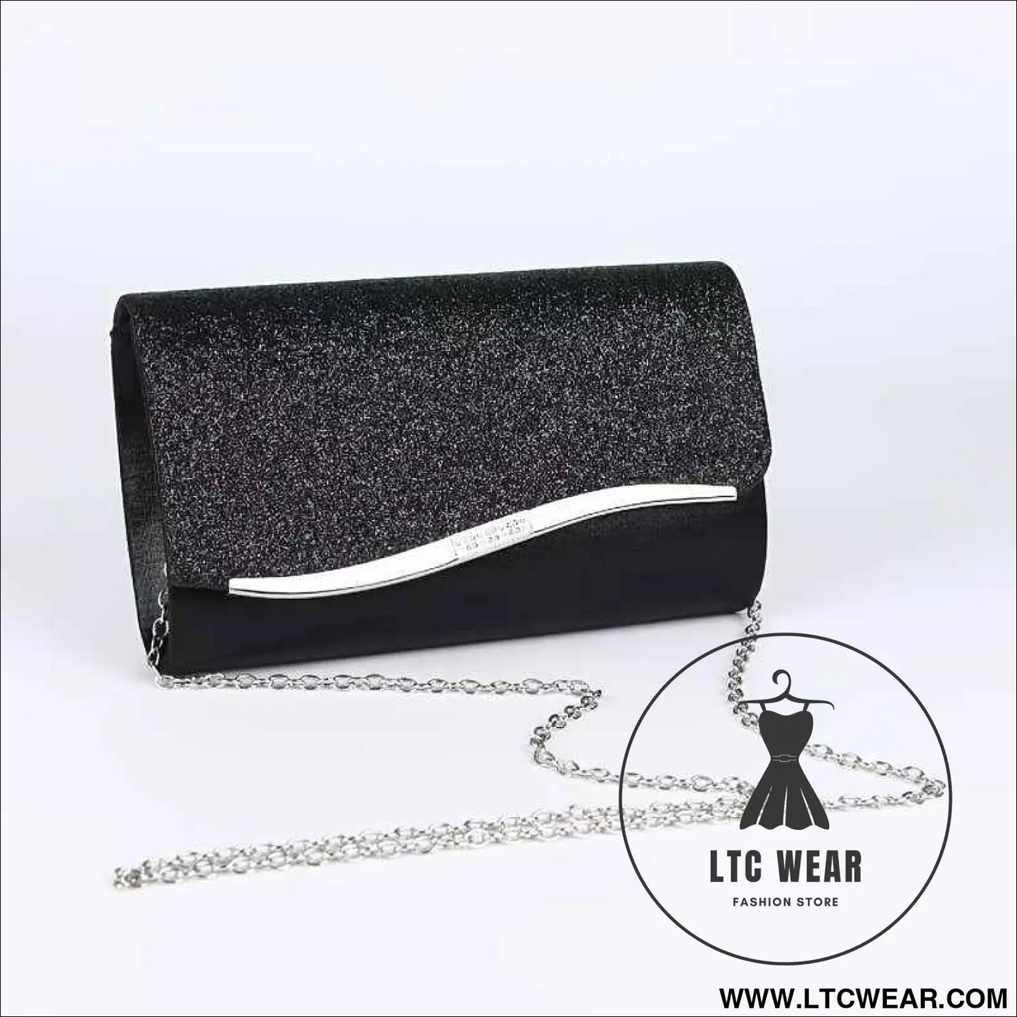 Sparkling Sequin Clutch Elegant Evening  Bridal Party Handbag