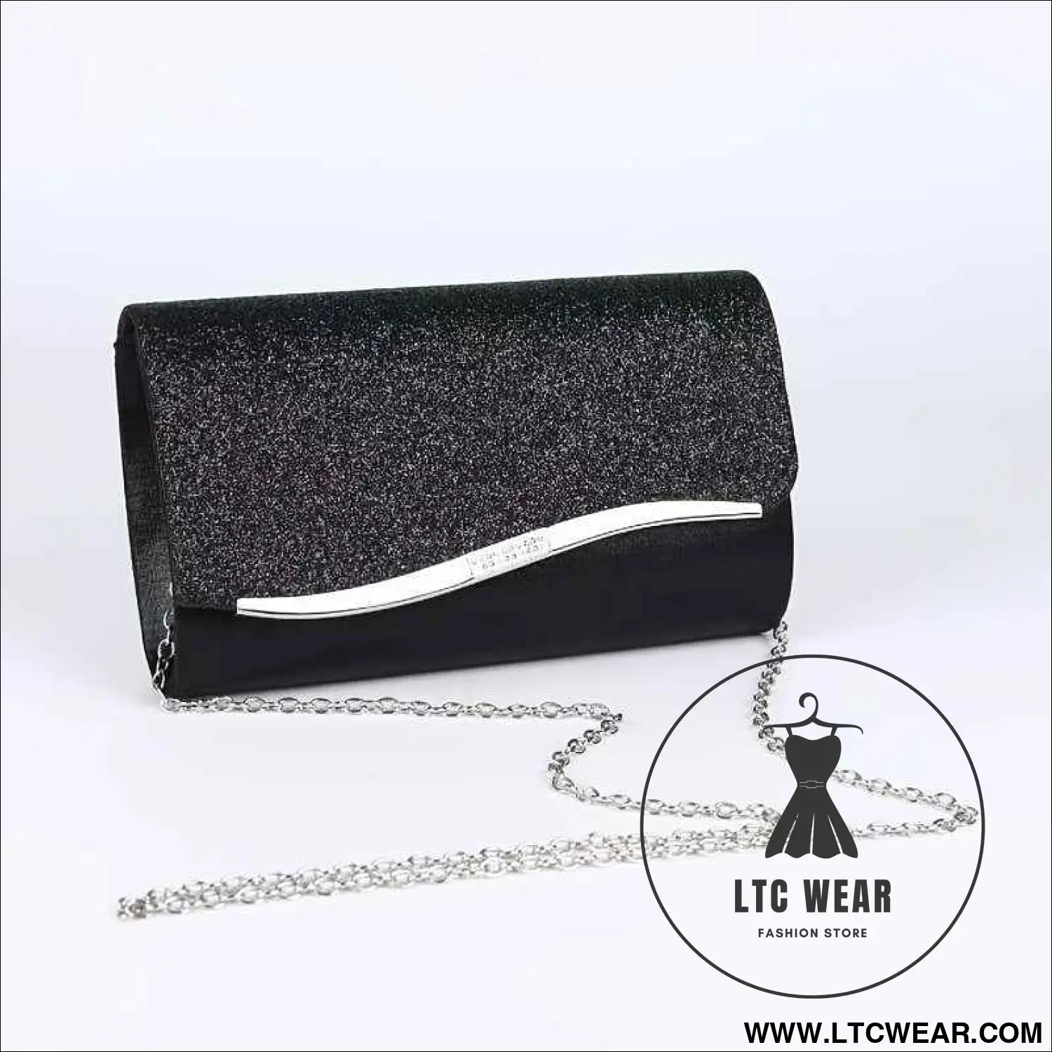 Sparkling Sequin Clutch Elegant Evening  Bridal Party Handbag