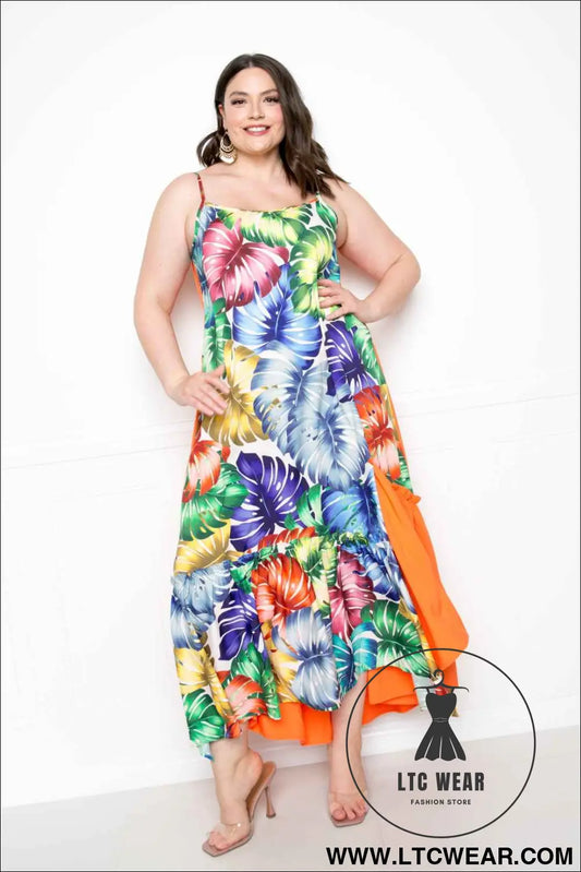 Splice Tropical Dress