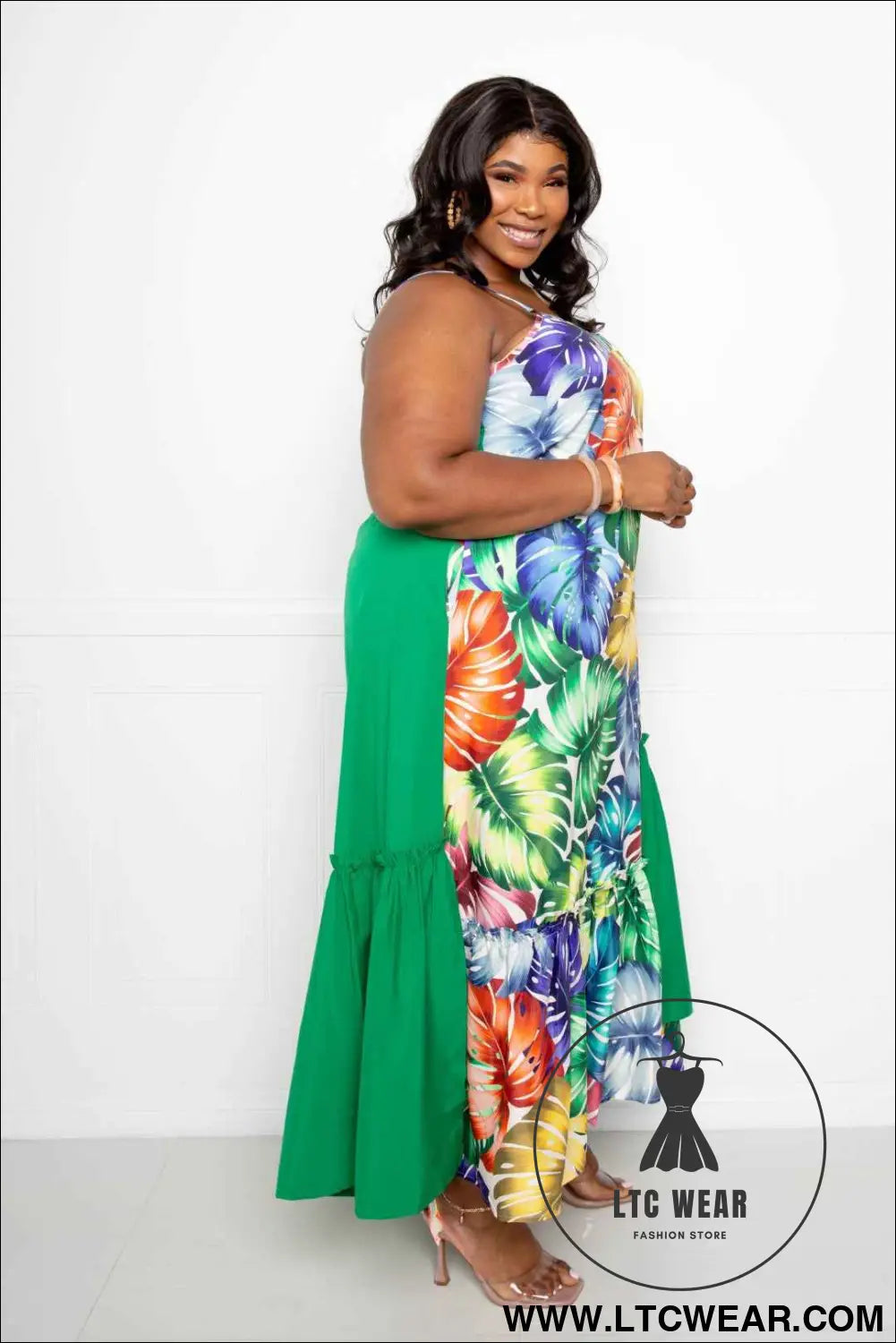 Splice Tropical Dress