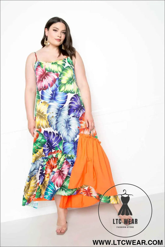 Splice Tropical Dress