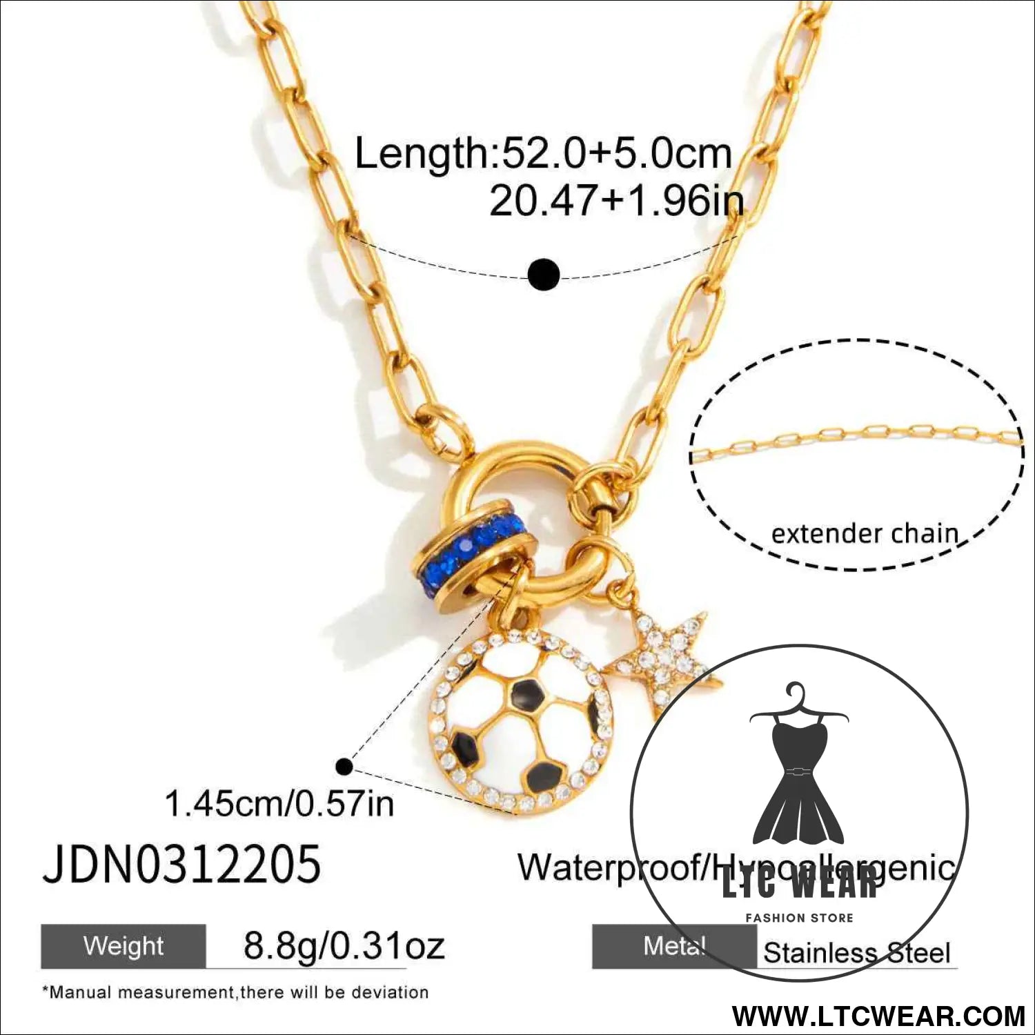Sports Ball Enamel Necklace Collection