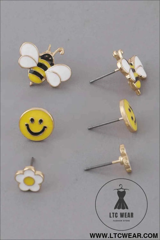 Spring Time Stud Earrings Set