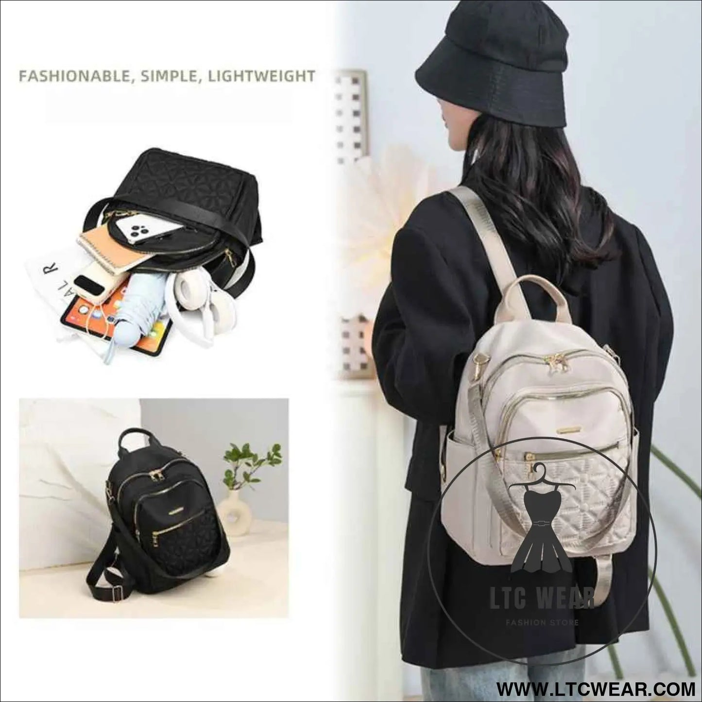 SpringSummer Travel Backpack Versatile Stylish Large Capacity