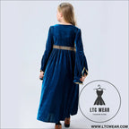 Stage performance costume medieval renaissance long dress costume halloween performance costume