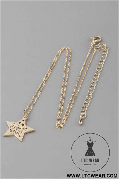 Starry Night Pendant Necklace