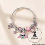Stitch anime character plush toy and lilo & stitch bracelet accessories - b00227-01