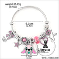 Stitch anime character plush toy and lilo & stitch bracelet accessories - b00227-01
