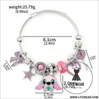 Stitch anime character plush toy and lilo & stitch bracelet accessories - b00227-01