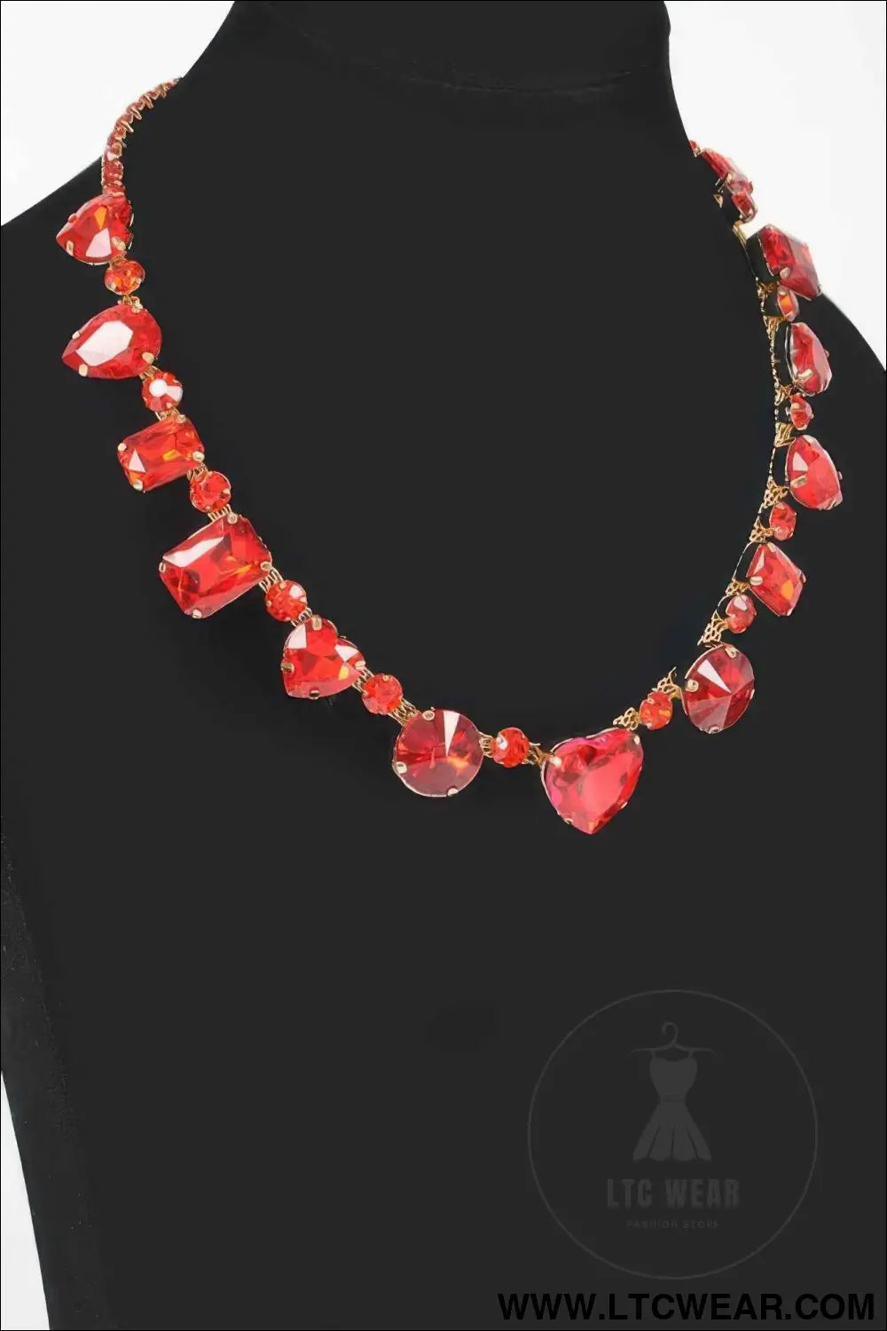 Stone Earring And Necklace Set