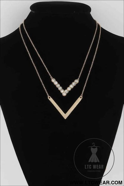 Stone V Necklace