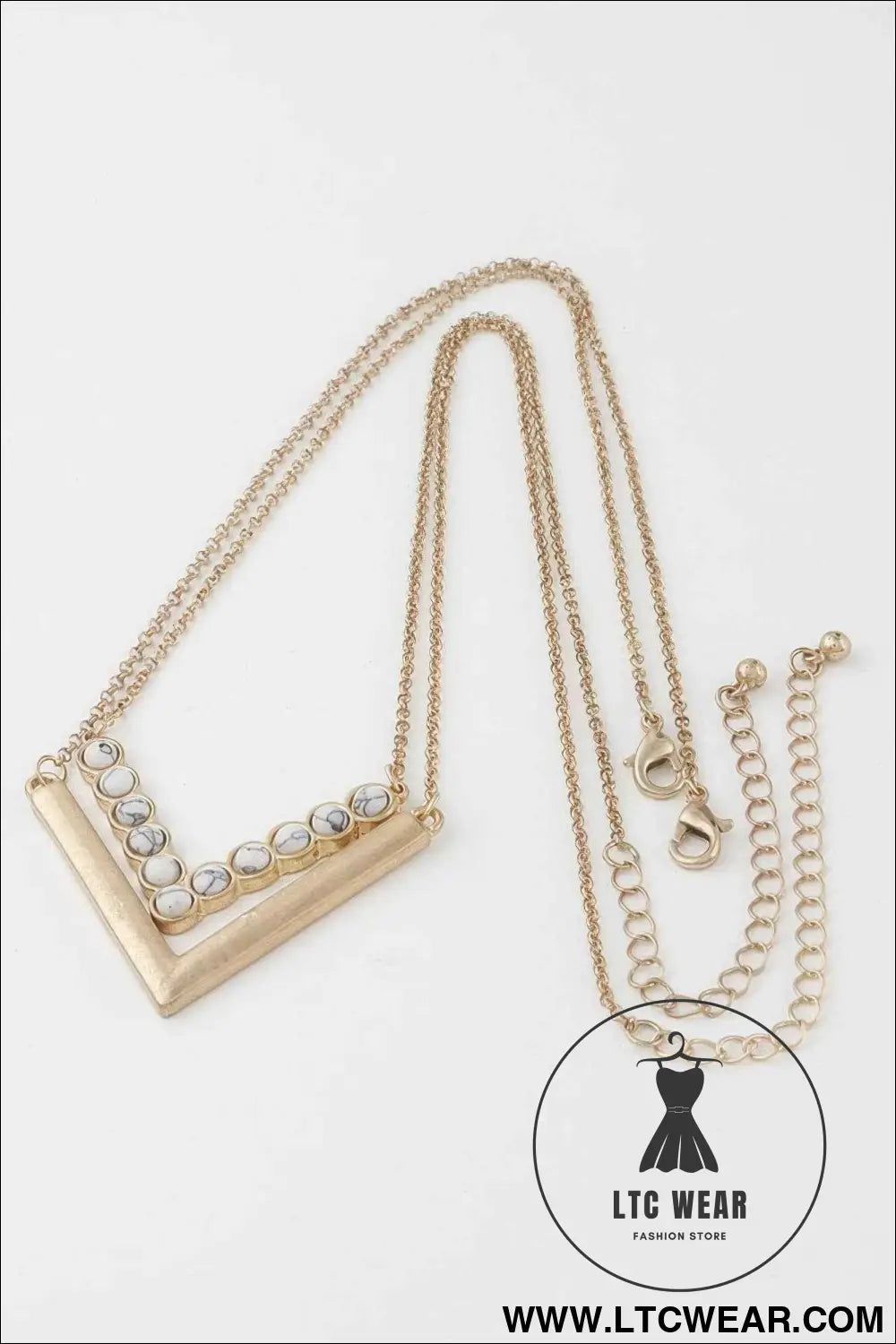 Stone V Necklace