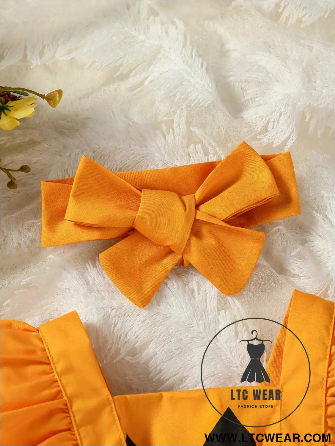 Strap dress bow tie triangle print triangle ha dress