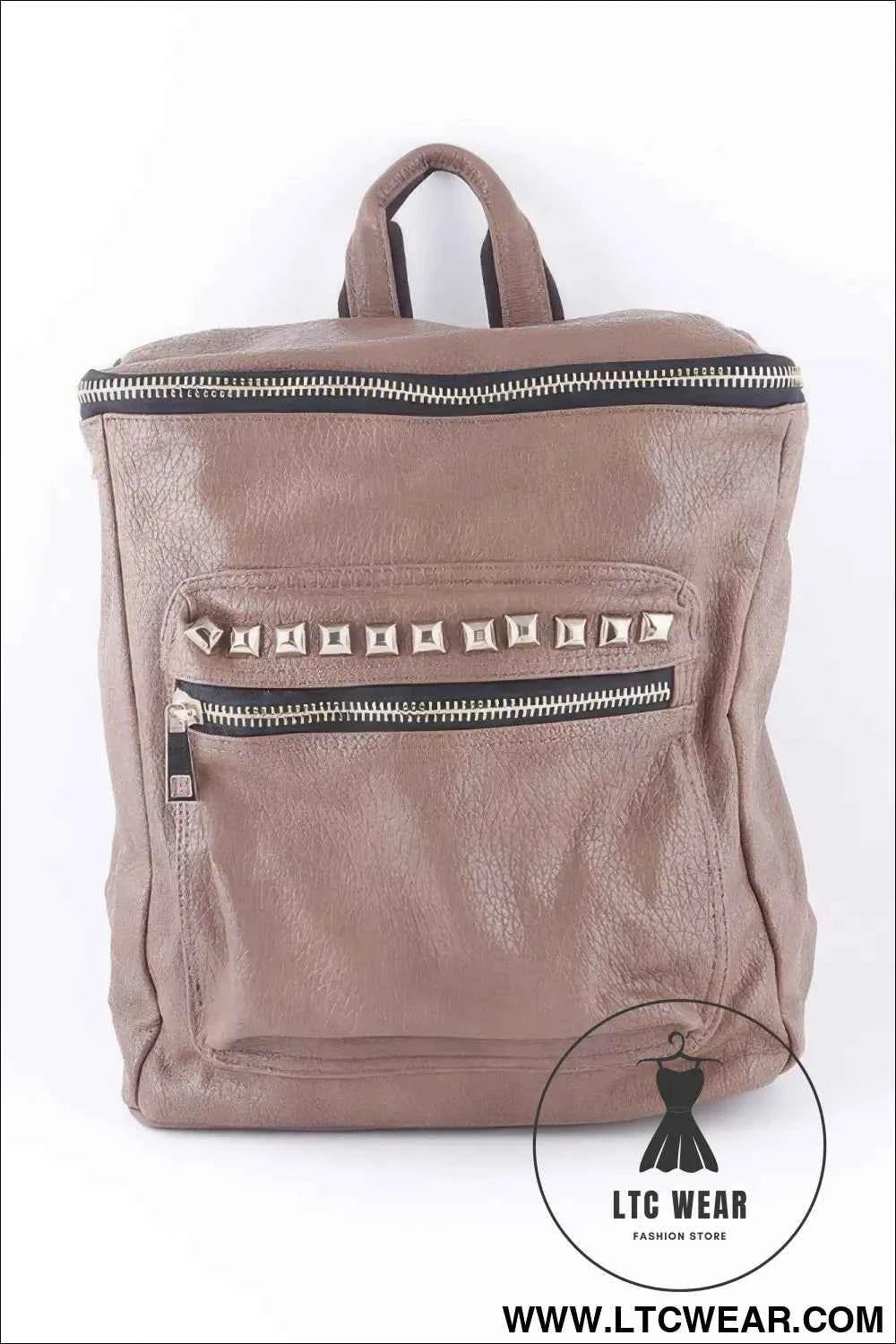 Studded Faux Leather Backpack for Trendy and Stylish Accessories