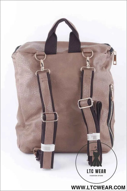 Studded Faux Leather Backpack for Trendy and Stylish Accessories