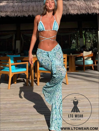 Stylish 3-Piece Bikini Set for the Perfect Beach Look