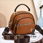 Stylish high-quality tote bag trendy versatile women’s crossbody bag large capacity shoulder bag - coffee