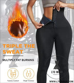 Stylish waist-cinching cropped yoga pants