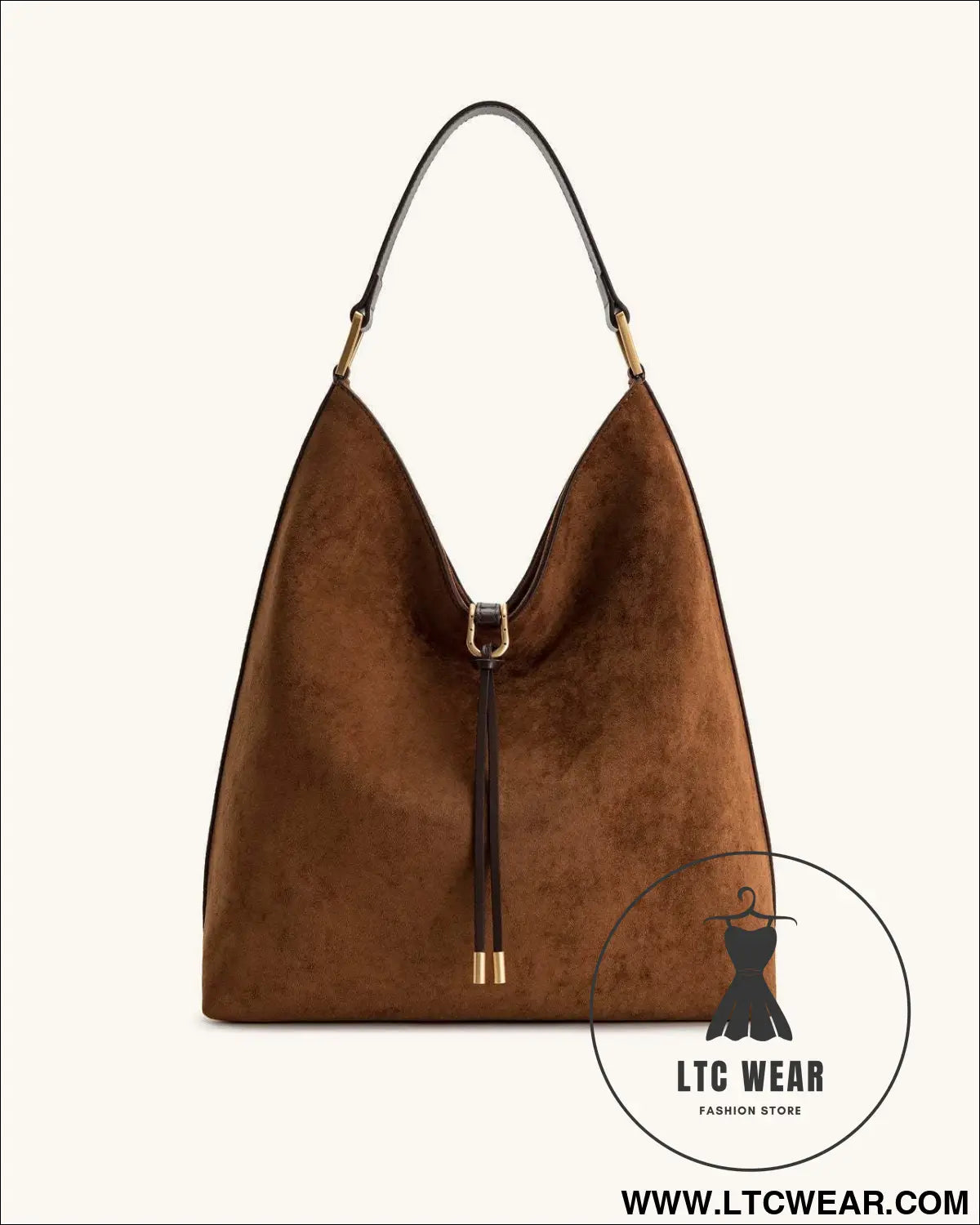 Suede Tote Bag for Women, Large Capacity Commute Crossbody Bucket Bag - L.T.C Wear Online Fashion Store