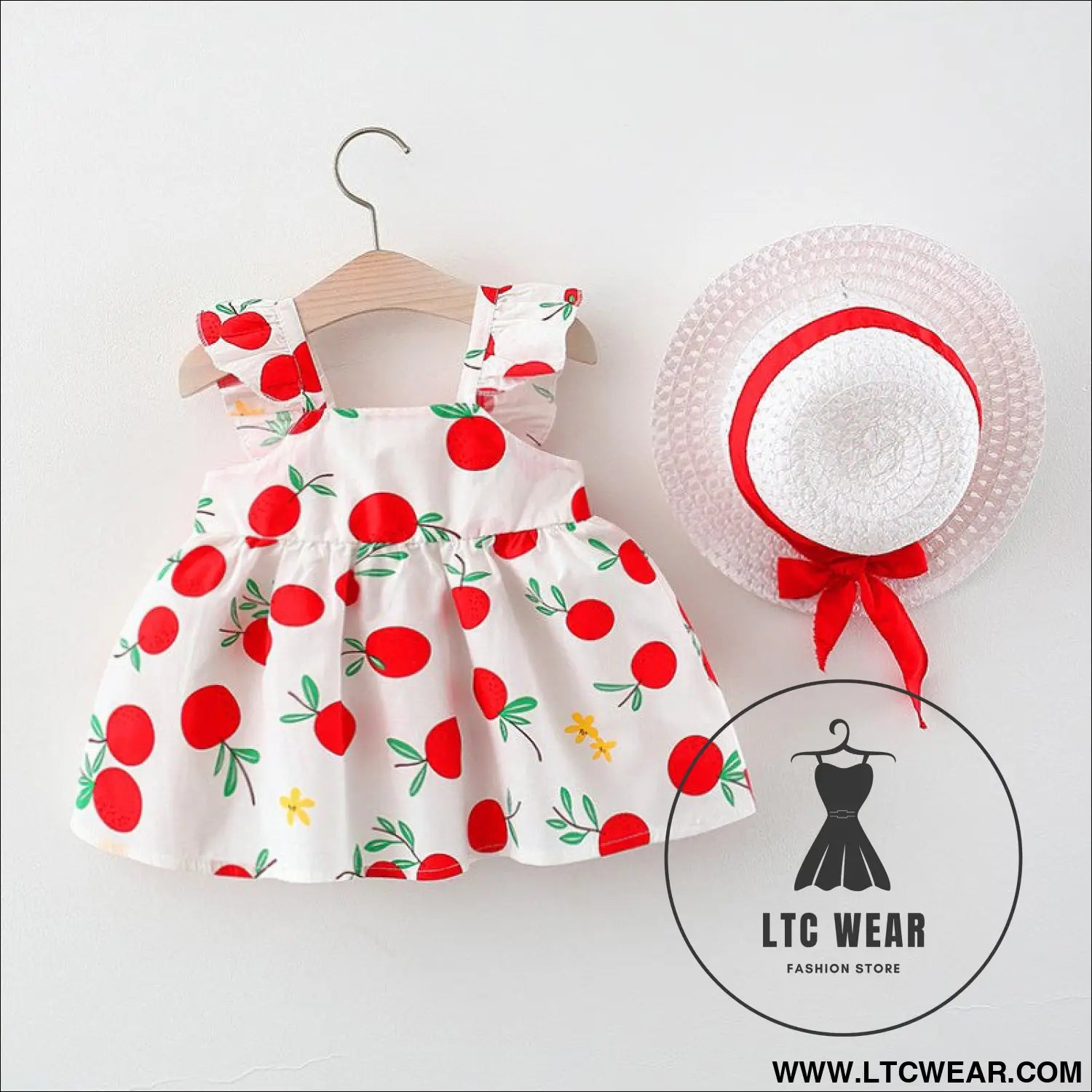 Summer new princess suspender dress baby cotton skirt children’s clothing