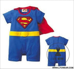 Superman harper with cloak embroidery superman wukong creeper baby suit jumpsuit