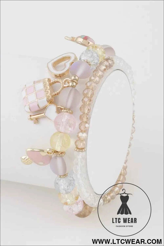 Sweet Charms Bead Bracelet
