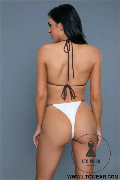 Tahiti Sunrise Bikini Pink Brown