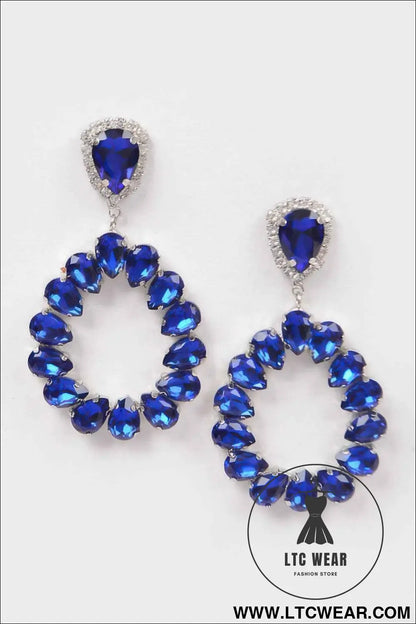 Tear Drop Stone Earring