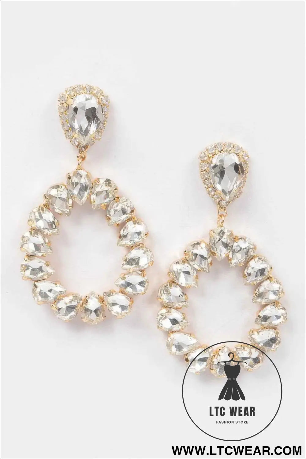 Tear Drop Stone Earring