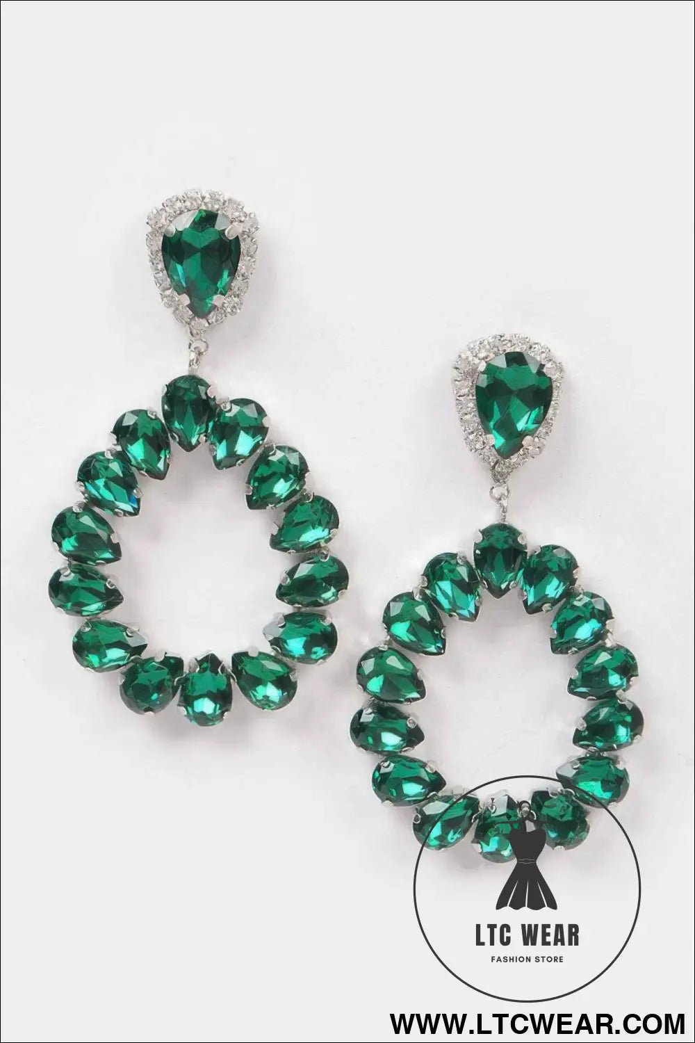 Tear Drop Stone Earring