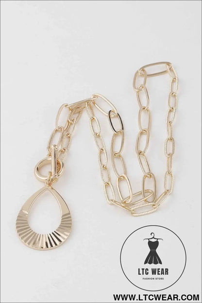 Teardrop Toggle Necklace