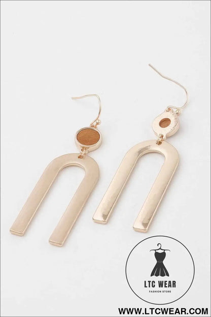 Textured Arch Earrings