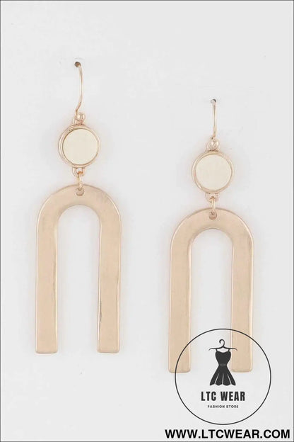 Textured Arch Earrings