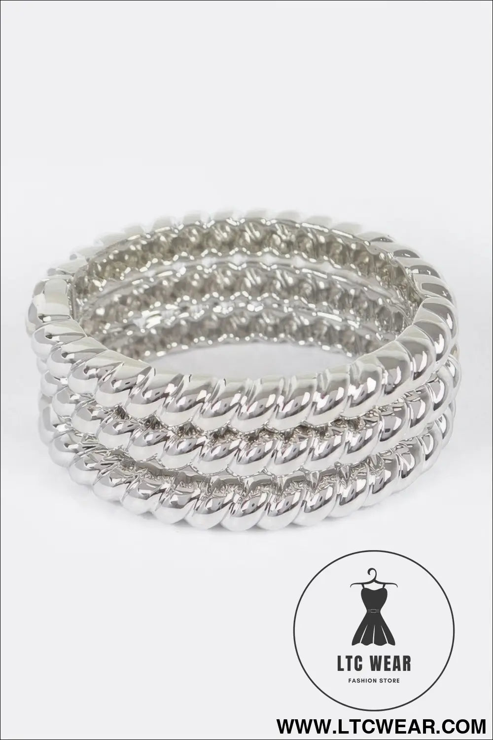 Three Pieces Set Metal Bangle