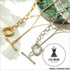 Titanium steel chain necklace