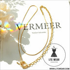 Titanium steel chain necklace