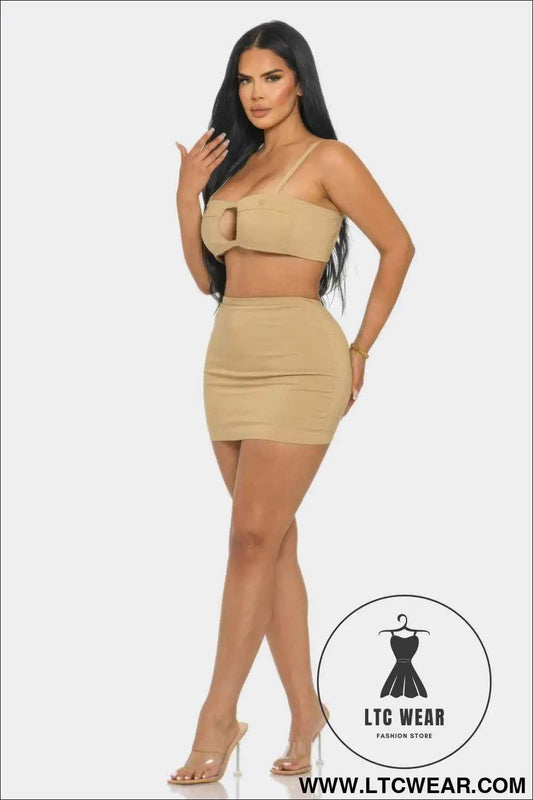 Top And Skirt Set