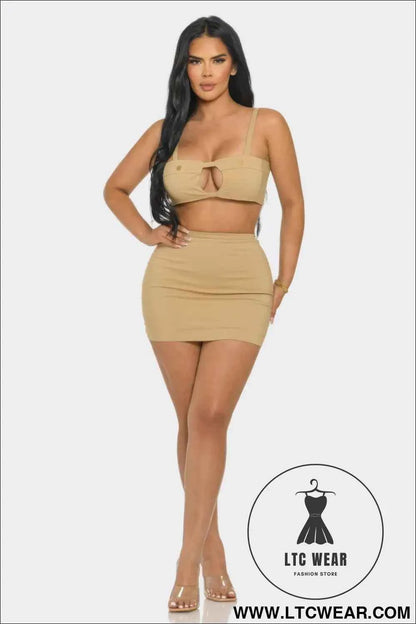 Top And Skirt Set